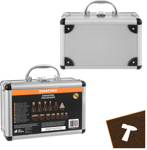 Bigstren Diamond Hole Saw Set for Metal and Tile 1819gr