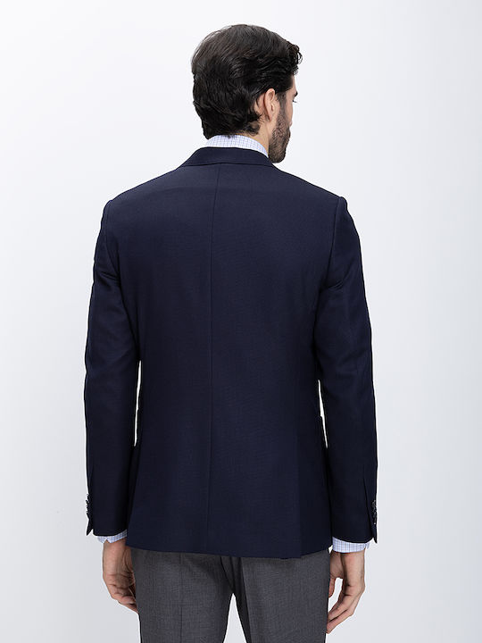 Men's Winter Suit Jacket Blue