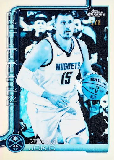 2025/26 Topps Chrome Nba Basketball Wertbox