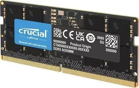 Crucial DDR5 with Module 1x32GB and Speed 5600 for Laptop