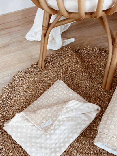 Velvet White Pătură 100% bumbac Bej