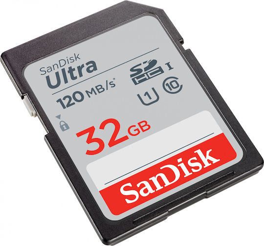 Sandisk Ultra 3-Pack SDHC 32GB U1 UHS-I 120MB/s