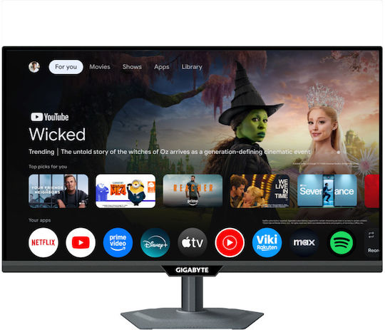 Gigabyte M27QS Monitor 27 Inches QHD 2560x1440 180Hz with Response Time 1ms GTG