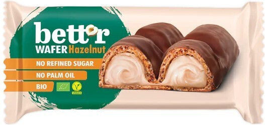 Cremă Napolitană Organică cu Alune de Pădure 33g Bettr