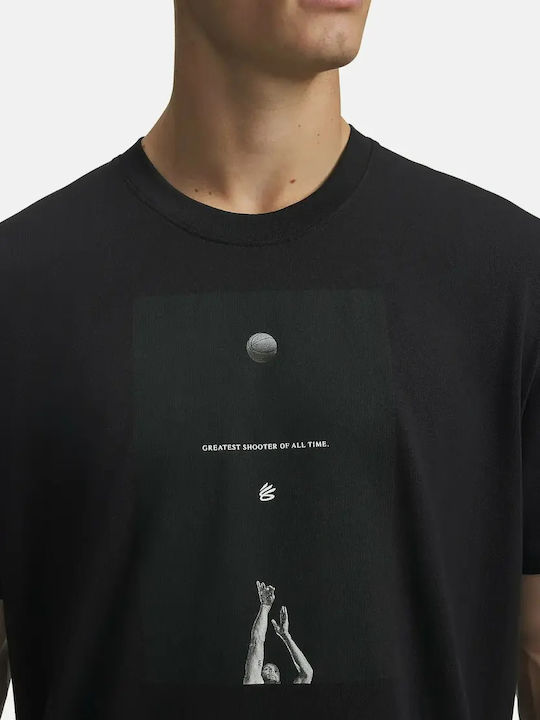 Curry Αθλητικό T-shirt Μαύρο