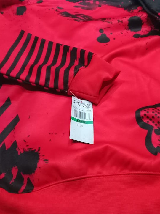 Hanorac pentru copii Fleece cu Glugă Roșie