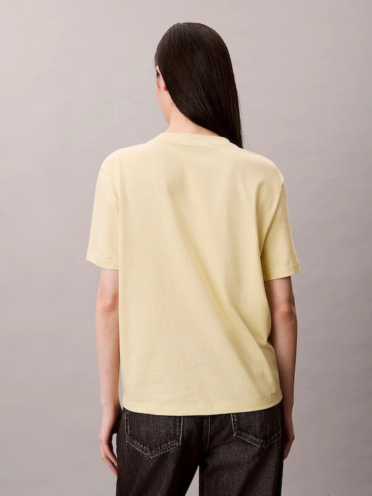 Logo Graphic Women's T-shirt Lime Spritz, Yellow