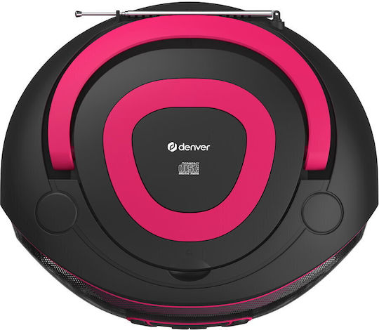 Denver TDB-212 Φορητό Ηχοσύστημα με CD Ροζ