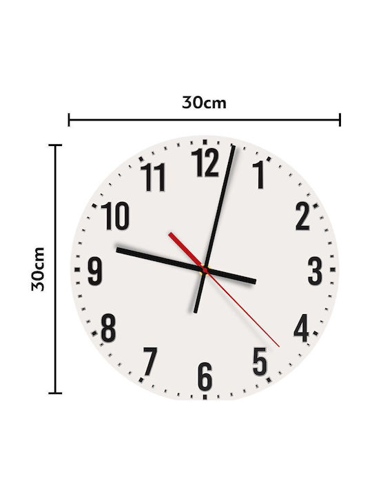 Koupakoupa Kinder Wanduhr Stitch Halloween Hölzernes 30εκ.