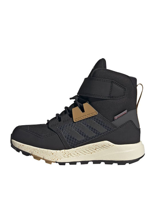 Kids Waterproof Hiking Boots Terrex Trailmaker COLD.RDY Core Black / Grey Six / Mesa