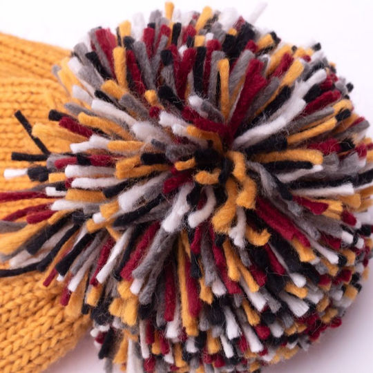 Beanie Männer Beanie Gestrickt in Weiß Farbe