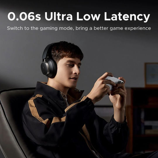 Ugreen HP206 Studio Pro Wireless / Wired Over Ear Headphones with 120 hours of Operation and Quick Charge Black