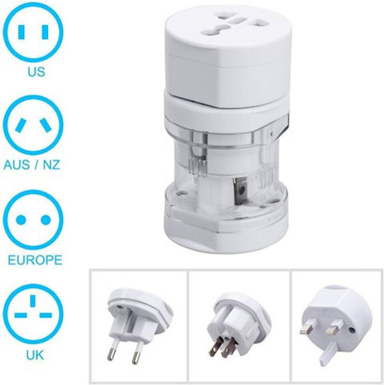 USB Hub 3 Ports USB 2.0 with USB-A Connection White