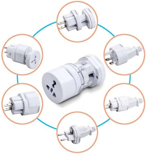 USB Hub 3 Ports USB 2.0 with USB-A Connection White