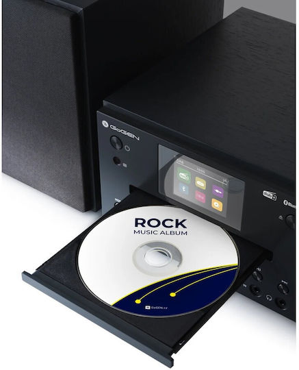 GoGEN Ηχοσύστημα 2.0 MSC472BTDAB 30W με CD Player και Bluetooth Μαύρο