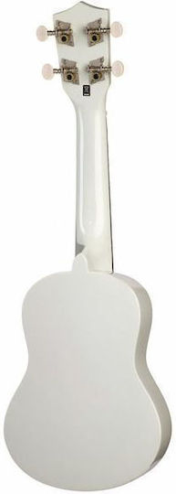 Harley Benton UK-12 Soprano Ukulele White