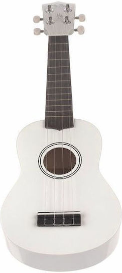 Harley Benton UK-12 Soprano Ukulele White