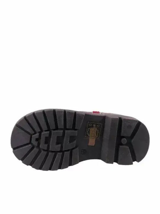 Lederne Kinderstiefel Gray