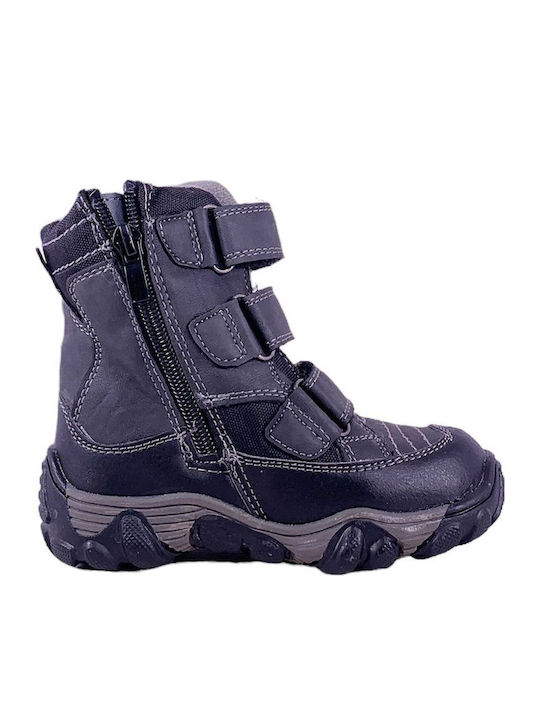 Kinderstiefel mit Reißverschluss Schwarze