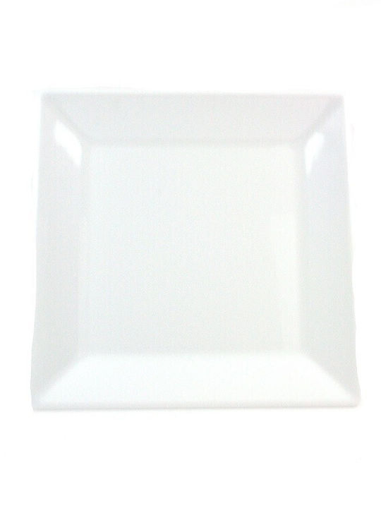 Leone Platou de Servire Dreptunghiular Melamină Albă 37x37buc 1buc