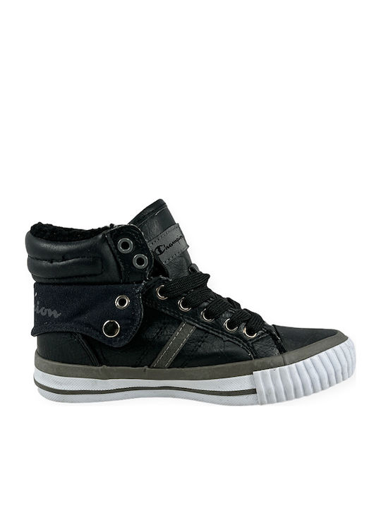 Kinder Sneakers Hoch Schwarz