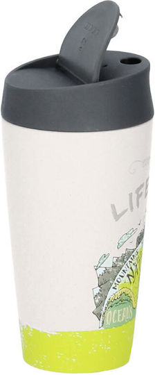 Chic Mic Bioloco Plant Recyclable Mug Thermos 420ml Plant Green