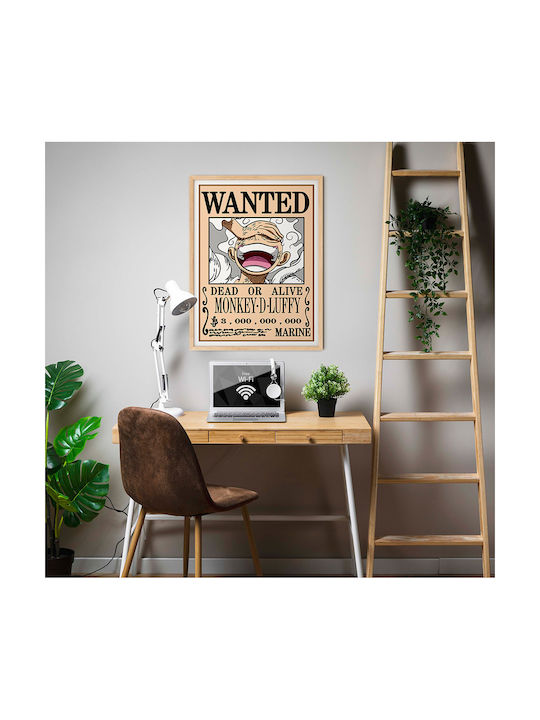 Poster One Piece Monkey D Luffy Wanted An165 21cm X 30cm