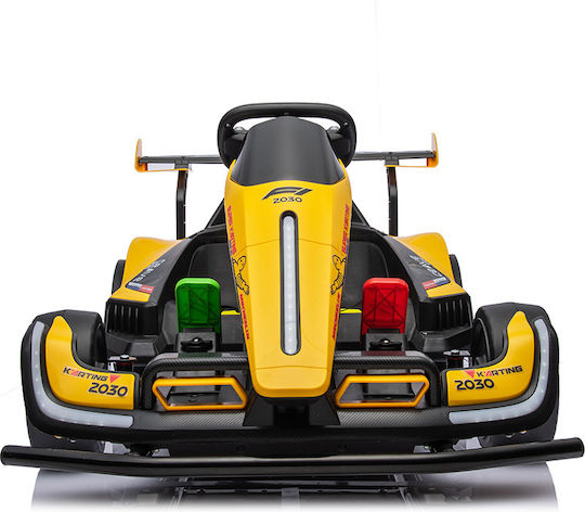 Amp Kids Electric Car One-Seater with Remote Control 24 Volt Yellow
