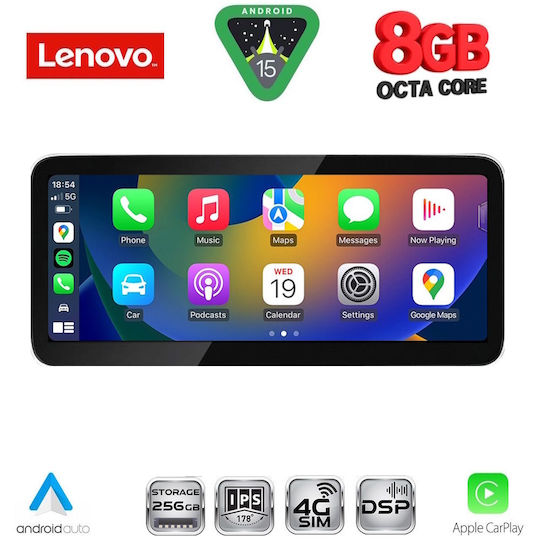 Lenovo Car Audio System for Mercedes-Benz CLA Class / GLA 2012-2015 (Bluetooth/USB/WiFi/GPS/Apple-Carplay/Android-Auto) with Touch Screen 10.33"