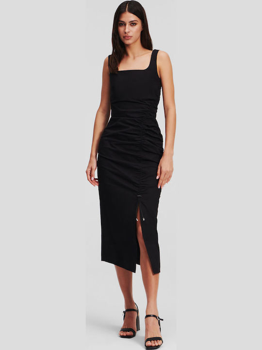 Summer Midi Dress Black