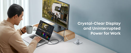 Anker Nano USB-C Към HDMI Адаптер 4K@60Hz PD 140W