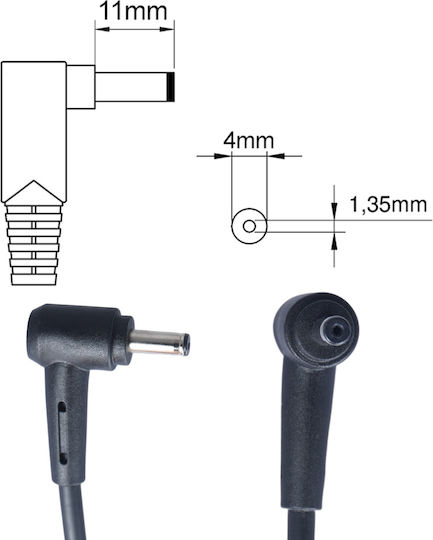 Τροφοδοτικό Laptop Ac Adapter Φορτιστής Asus Vivobook 15 X512d X512d 0a001-00691800 Ad2066020 Κωδ.60052