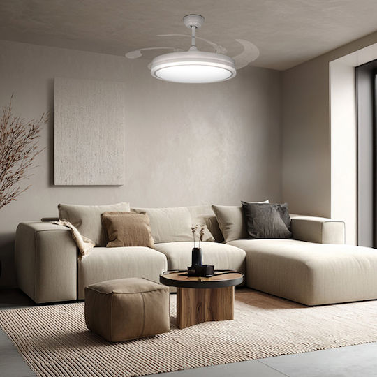 Life Verano Ανεμιστήρας Οροφής 106.68cm με Φως Λευκός