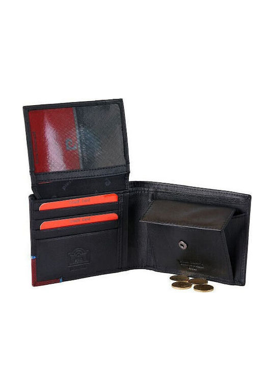 Кожен Мъжки Портфейл с RFID Черен