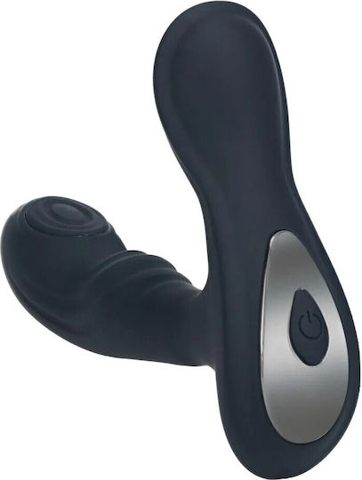 Shots Anal Plug mit Vibration Schwarz
