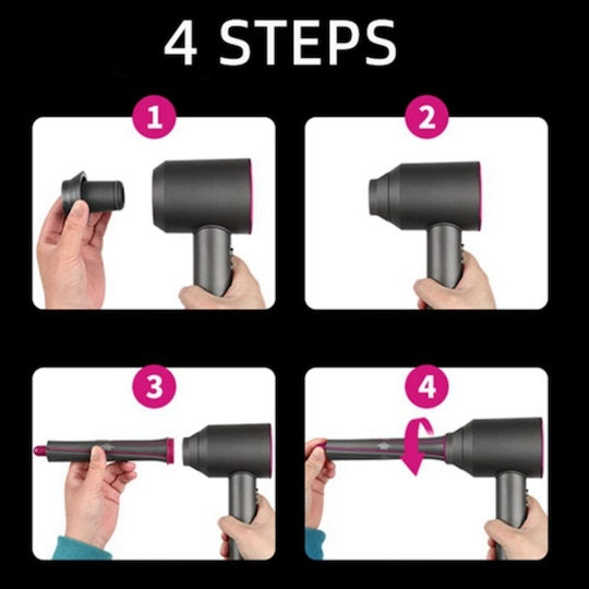 Πιστολάκι Μαλλιών Τύπου Dyson Airwarp Diffusion Nozzle Attachment Αντικατάσταση Αξεσουάρ Προσαρμογέα
