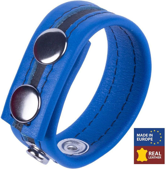 Inele Pentru Penis Roșu Tippy Din Piele Albastru