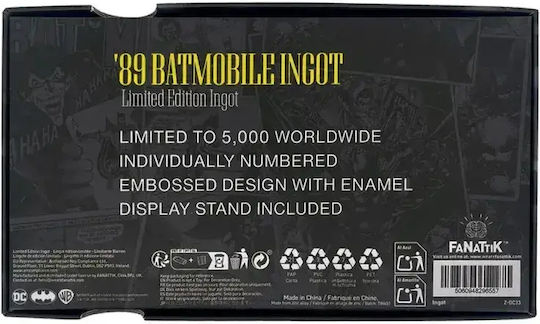 Dc Comics Ingot Batman Batmobile Xl Limited Edition