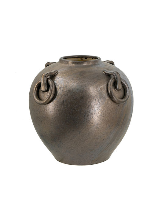Artekko Decorative Vase Candia Gold 29x29x31cm
