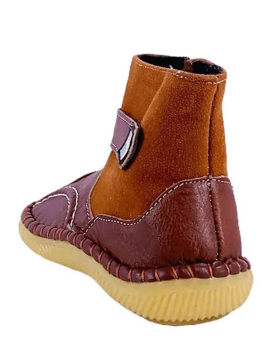 Chippo Baby Booties Brown