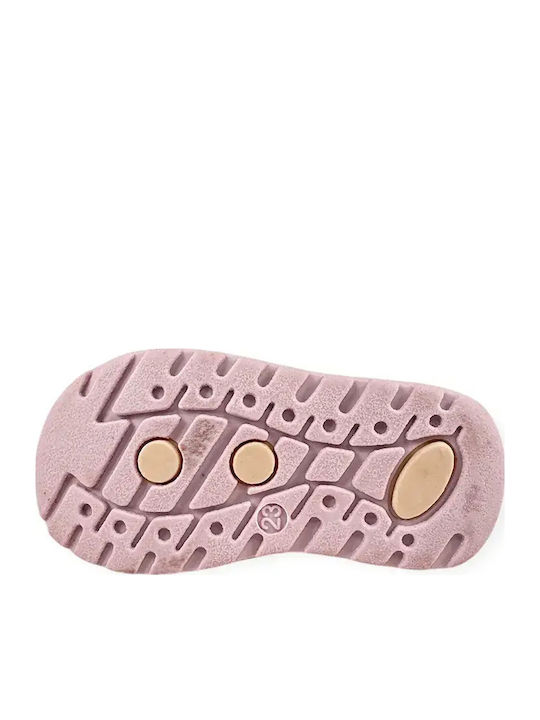 Leather Moccasins Pink