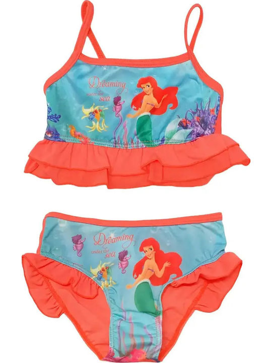Disney Ariel Παιδικό Μαγιό Σετ Coral/blue