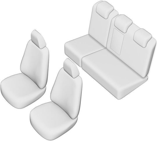 Set De Huse Scaune Auto Umbrella Ford Kuga 2008-2013 Bancă Spate Fractionată Tetieră Spate În Formă De L