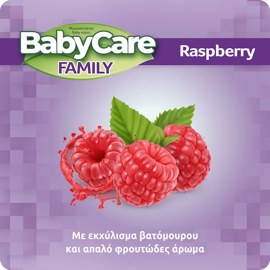BabyCare Family Baby Wipes Alcohol-Free & Parabens Free 12x90pcs