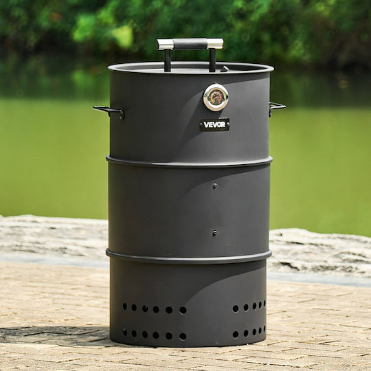 Vevor Stainless steel Charcoal Grill with Lid, Thermometer and Smoker