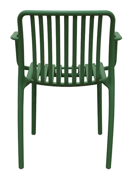 Scaun De Exterior Din Polipropilenă Parma Light Olive 56x56x79 Cm