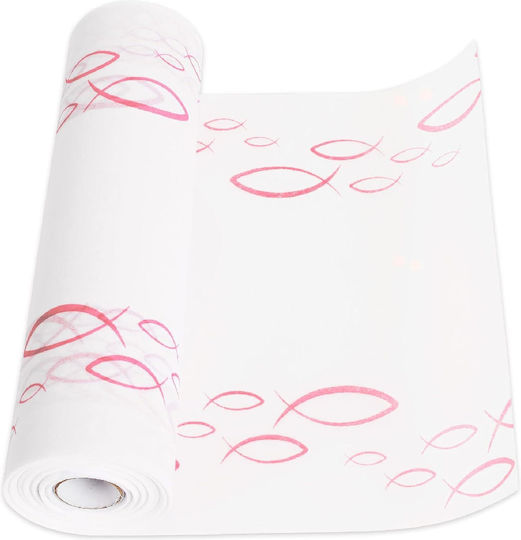 Table Runner Communion Confirmation Baptism Pink 28cm X 6m