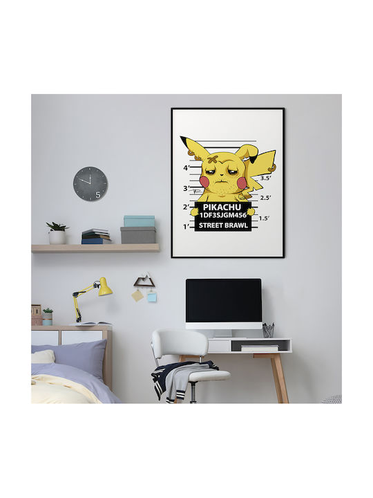 Αφίσα Pokemon | Pikachu Mugshot