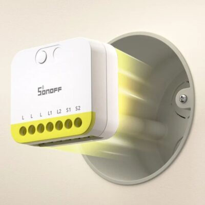 Sonoff MINI Duo-L Smart Switch Dimmer 2 Καναλιών ZigBee 12A (χωρίς Ουδέτερο)