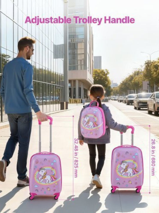 Vevor Βαλίτσες Ταξιδιού Σκληρές Μονόκερος με 4 Ρόδες Σετ 2τμχ